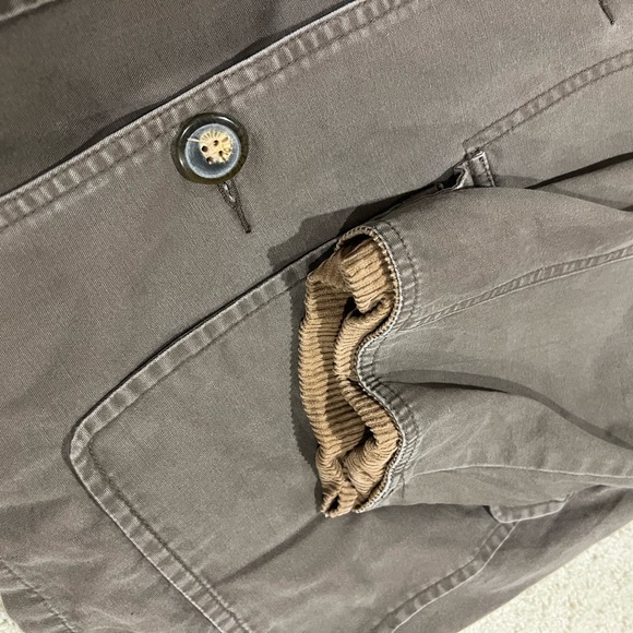 Northeast Terrain Company Brown Canvas Workwear Jacket Flannel Lined size L - Picture 3 of 5